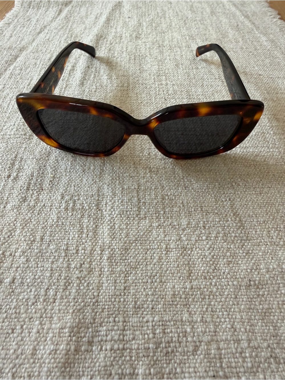 Celine Tortoiseshell Brown Cat-Eye Sunglasses - Picture 3 of 8